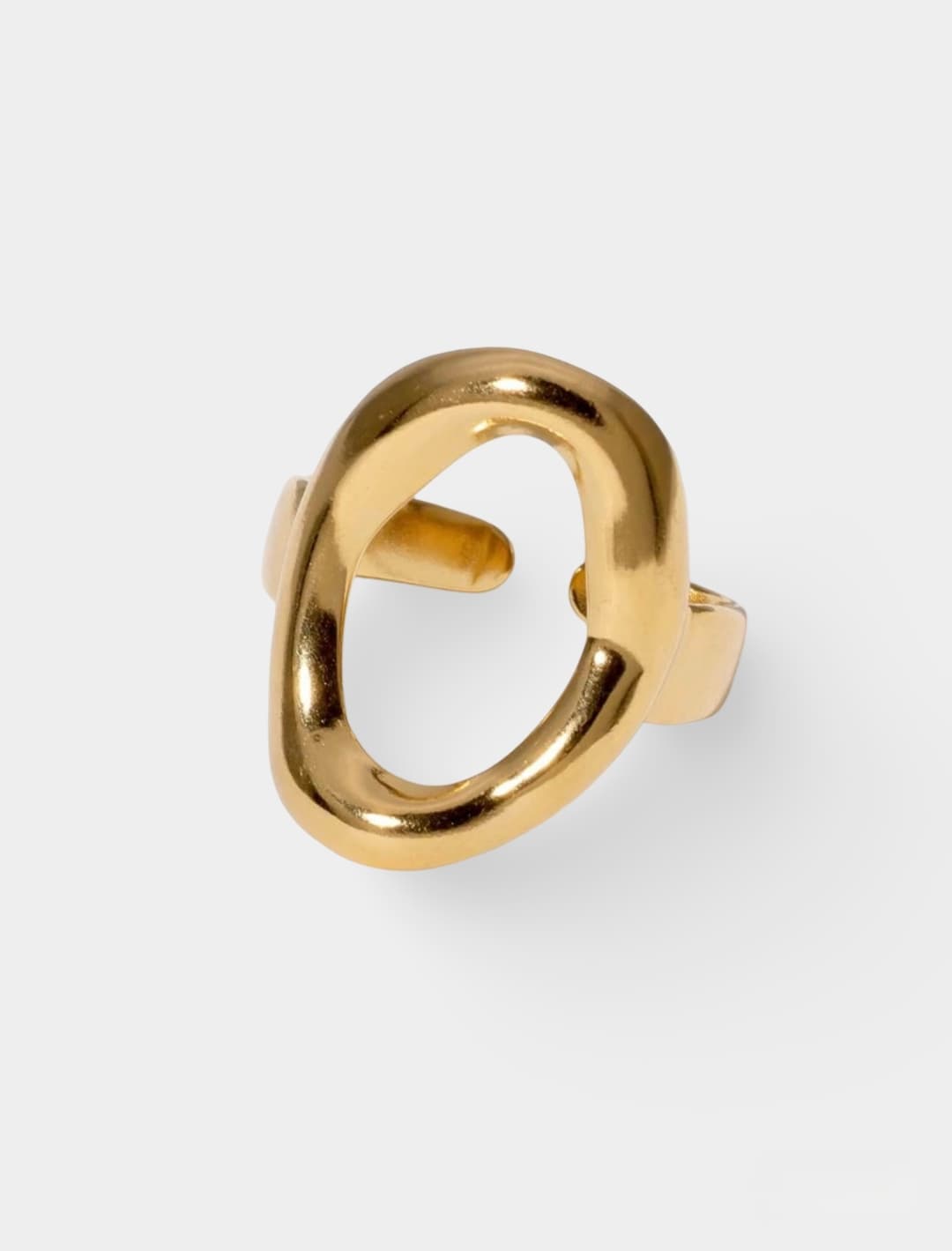 Bague épaisse Ovale