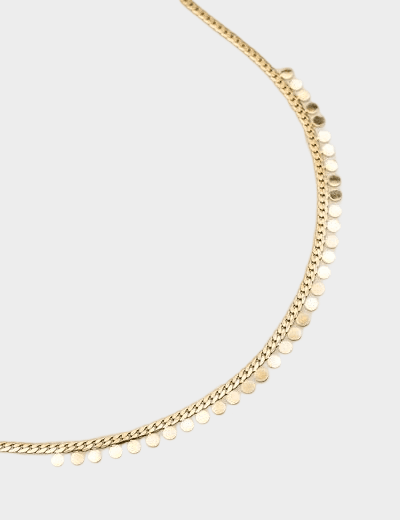 Collier Branché Rond à Frange